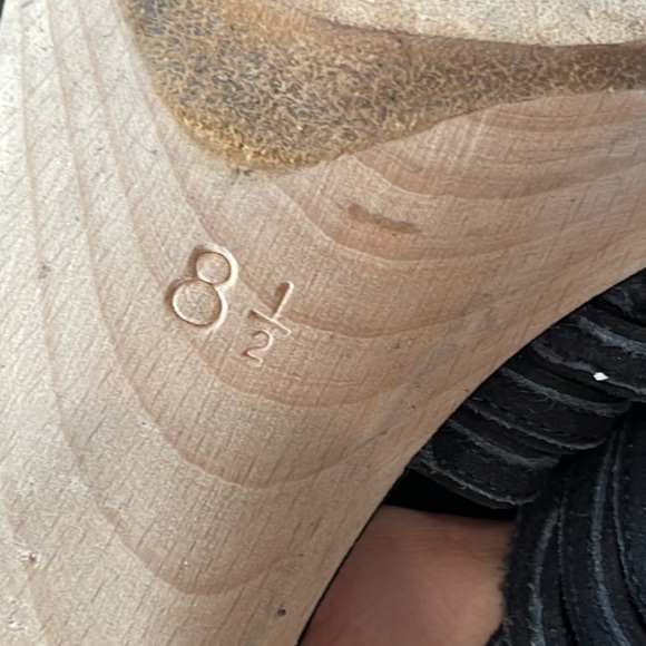 Jill Stuart Black Women’s Sandals Size 8.5 - Picture 8 of 9